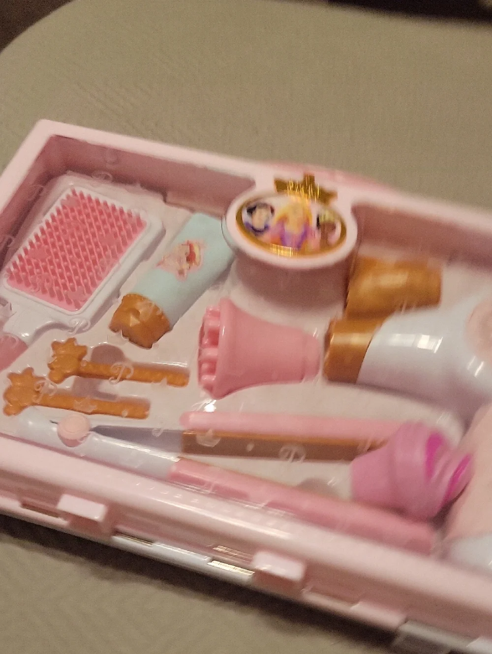 Pink Princess Toy Hair Styling Set